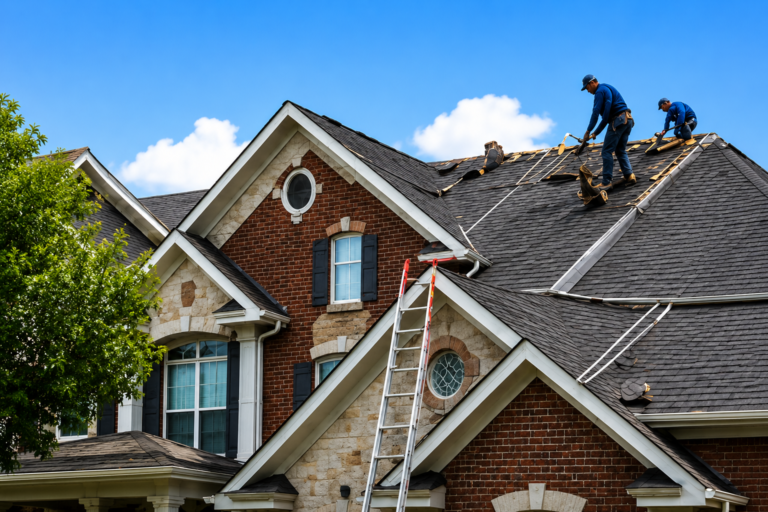 Residential rooftops in Dallas, TX — roof repair service area context